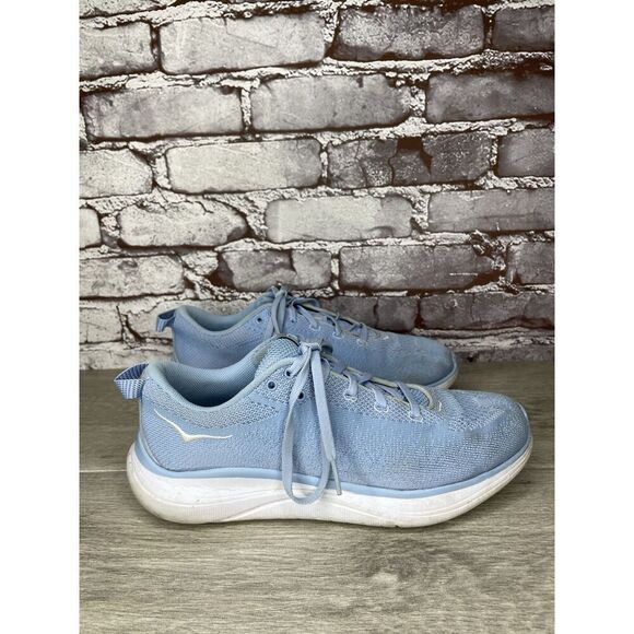 Hoka One One Hupana Flow Blue Fabric Running Shoes Sneakers Women Sz 8M US/40EU - Picture 3 of 16